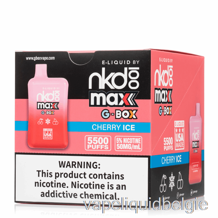 Vape België [10-pack] Gbox X Naakt 100 5500 Wegwerp